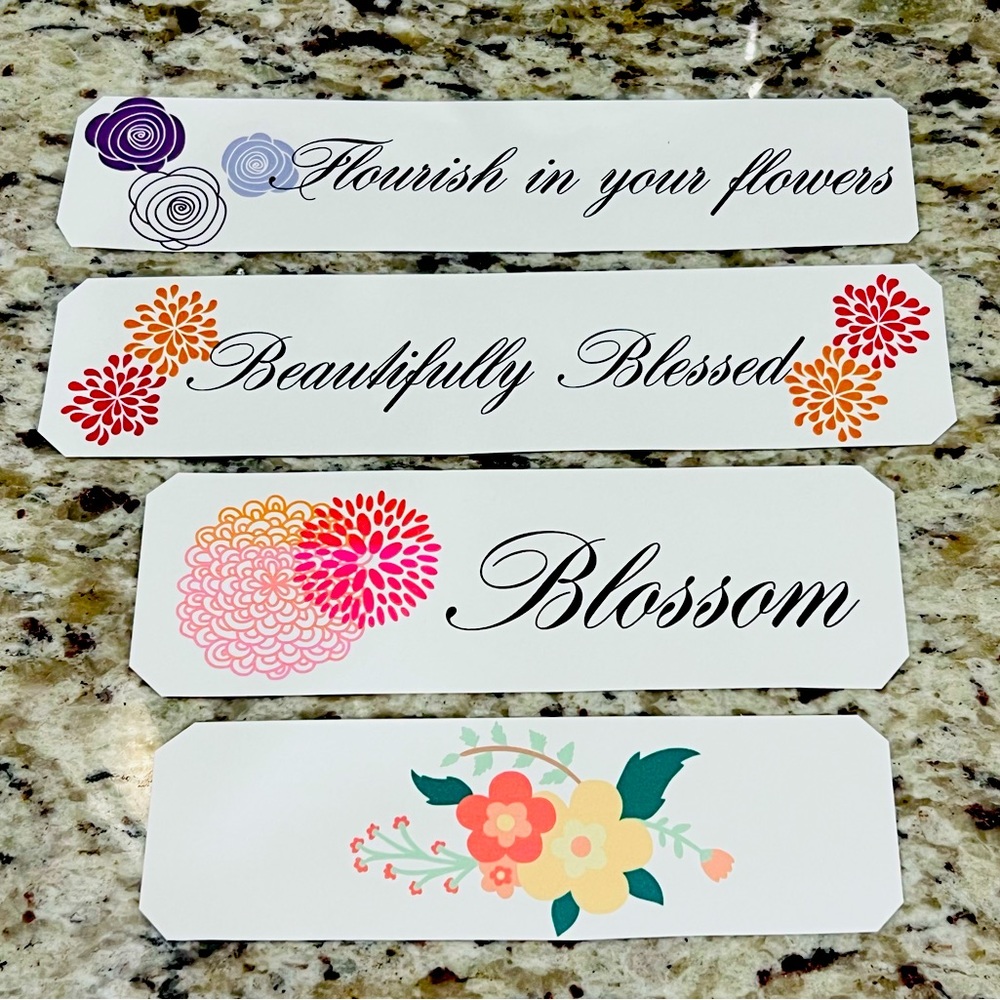 4 Card Stock, Book-markers.